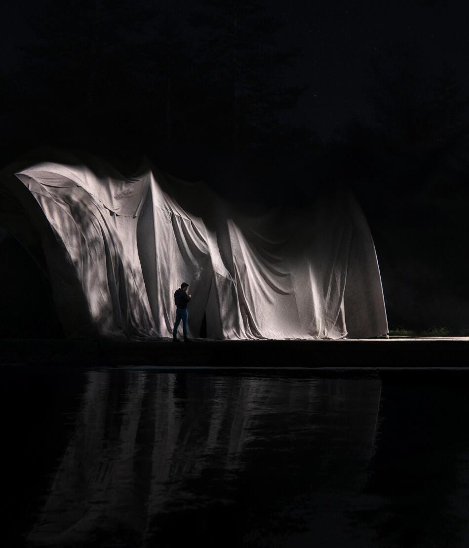 Swan – architectural 3D visualization project featured on CGAward